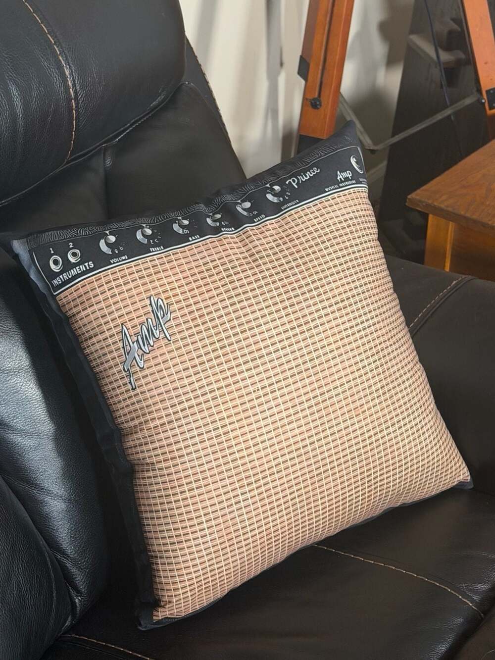 Prince Amp Guitar Amplifier Decorative Throw Pillow